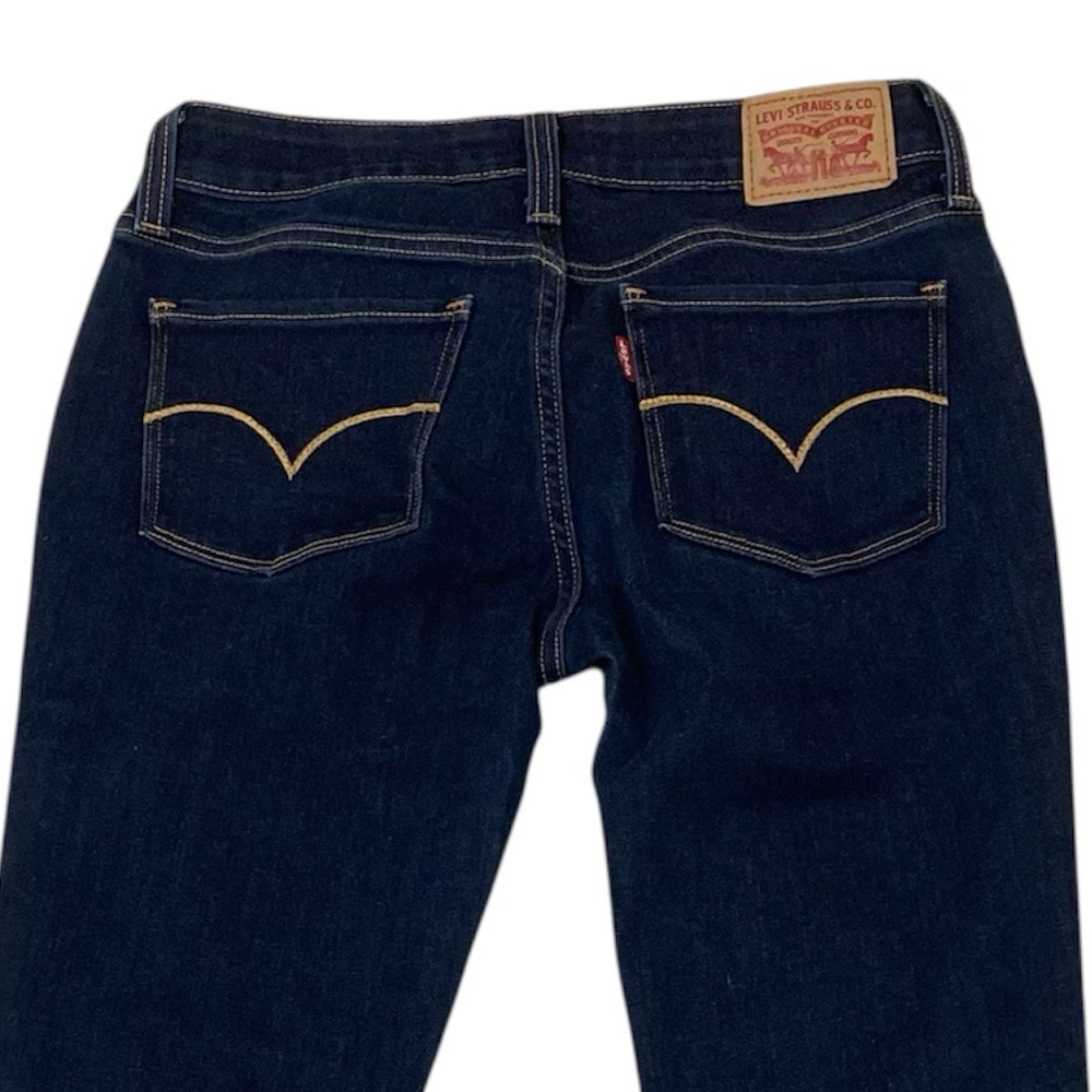 Levi’s 535 Super Skinny Dark Wash Jeans, Leggings, Jeggings, Women’s 28 - Picture 6 of 9